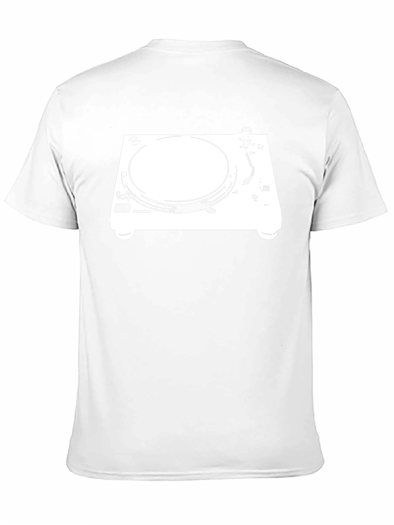 Turntable Graphic Tee - DJ Music Lover Shirt