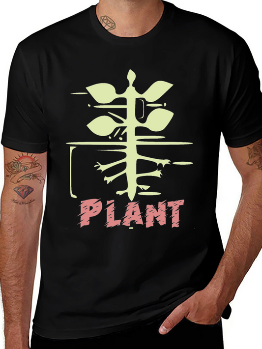 Plant Graphic Tee - Modern Nature Lover Shirt