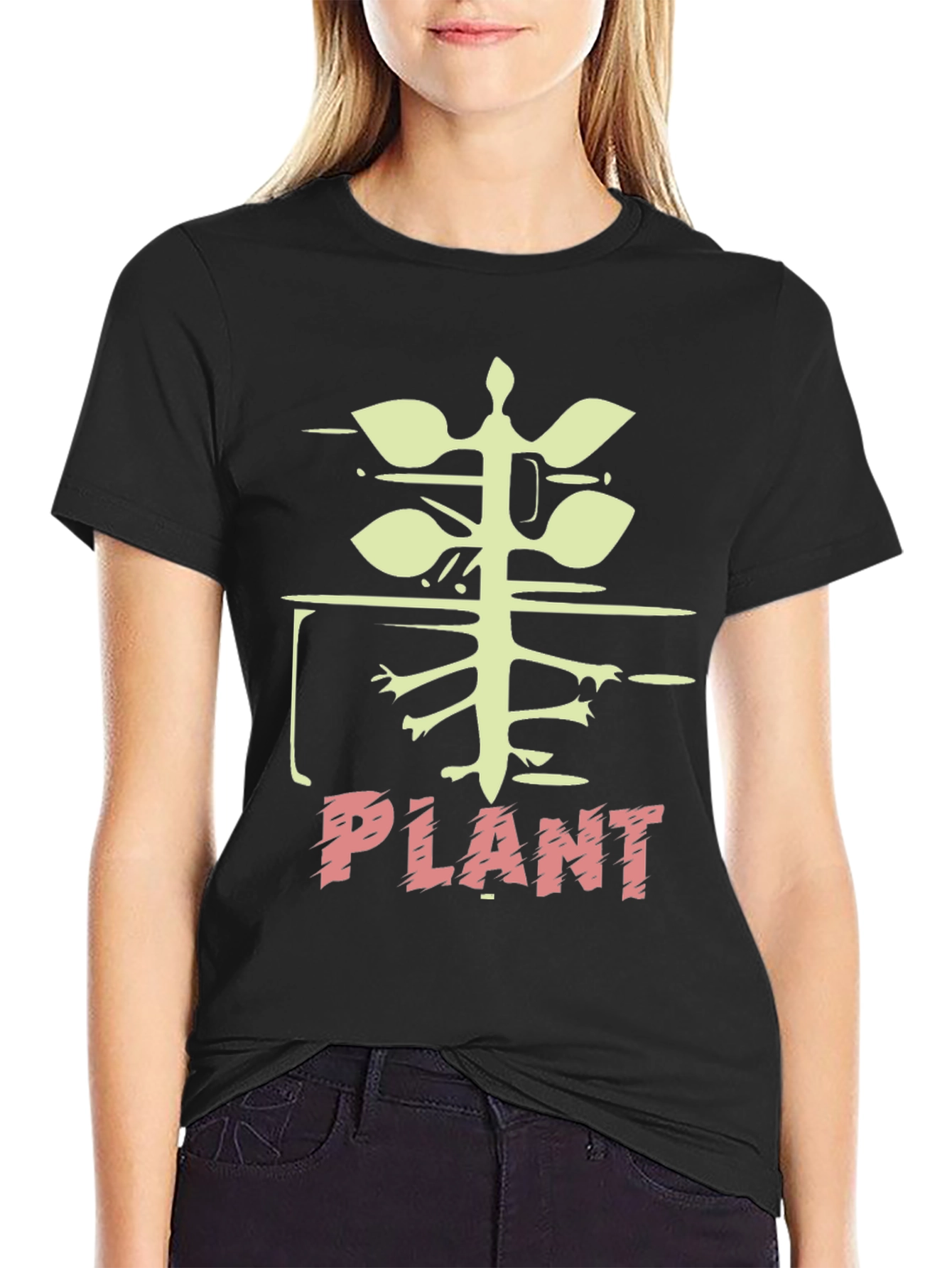 Plant Graphic Tee - Modern Nature Lover Shirt