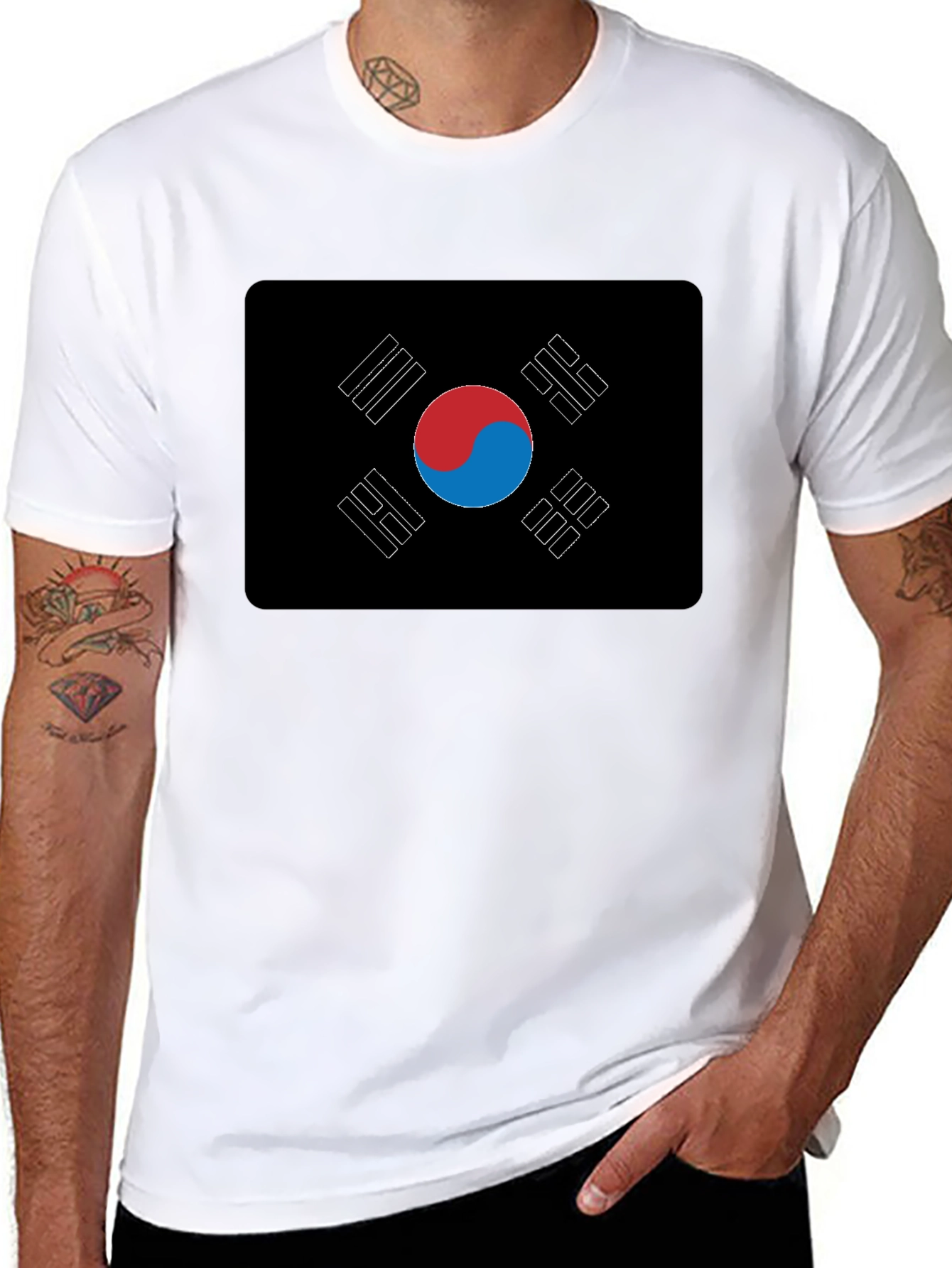 South Korea Flag T-Shirt - Patriotic Style