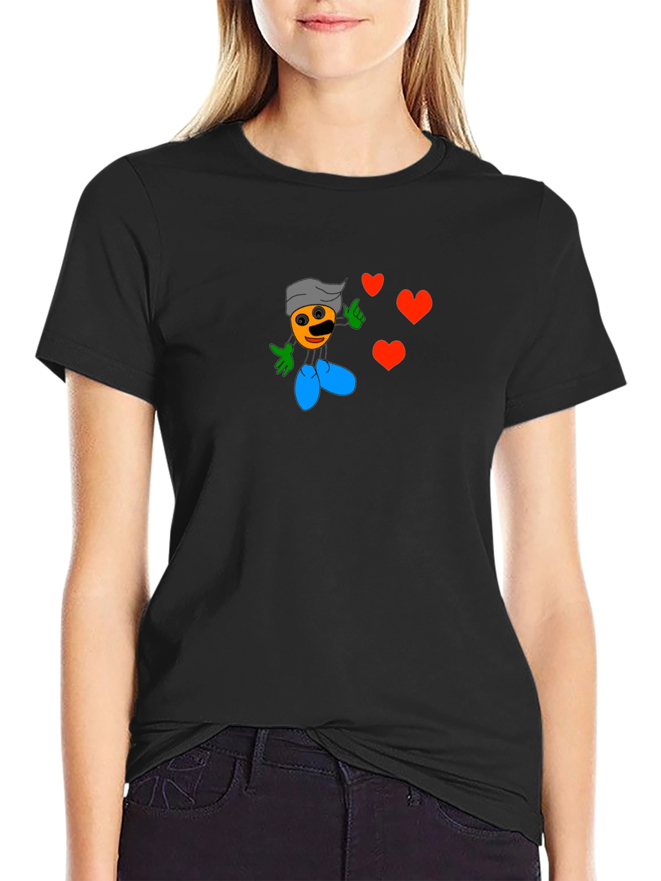 Cartoon Character Graphic Tee