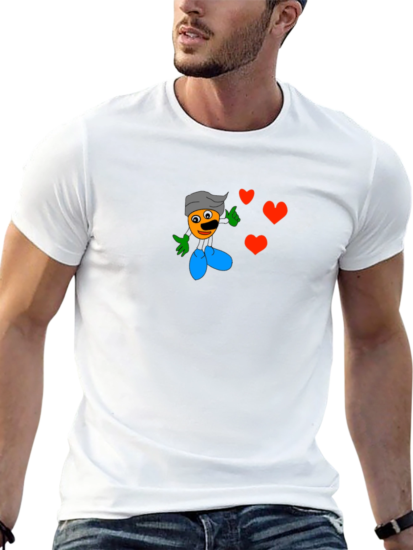 Cartoon Character Graphic Tee