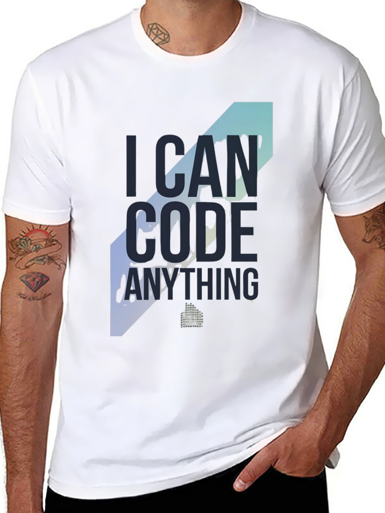 I Can Code Anything T-Shirt - Programmer Apparel