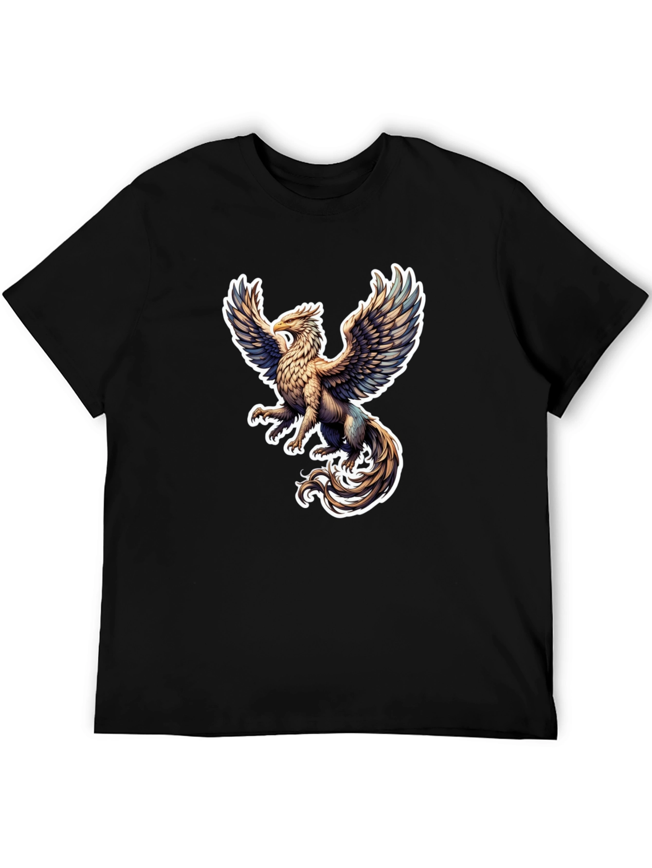 Griffin Graphic Tee - Black Stylish T-Shirt