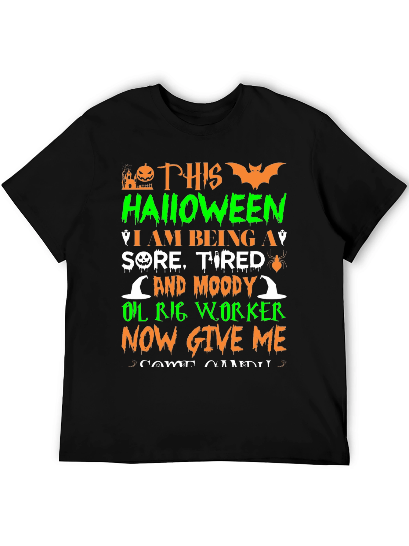Halloween Oil Rig Worker T-Shirt
