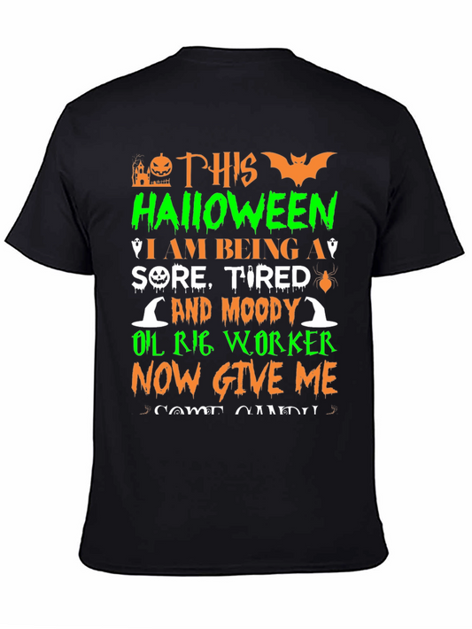 Halloween Oil Rig Worker T-Shirt