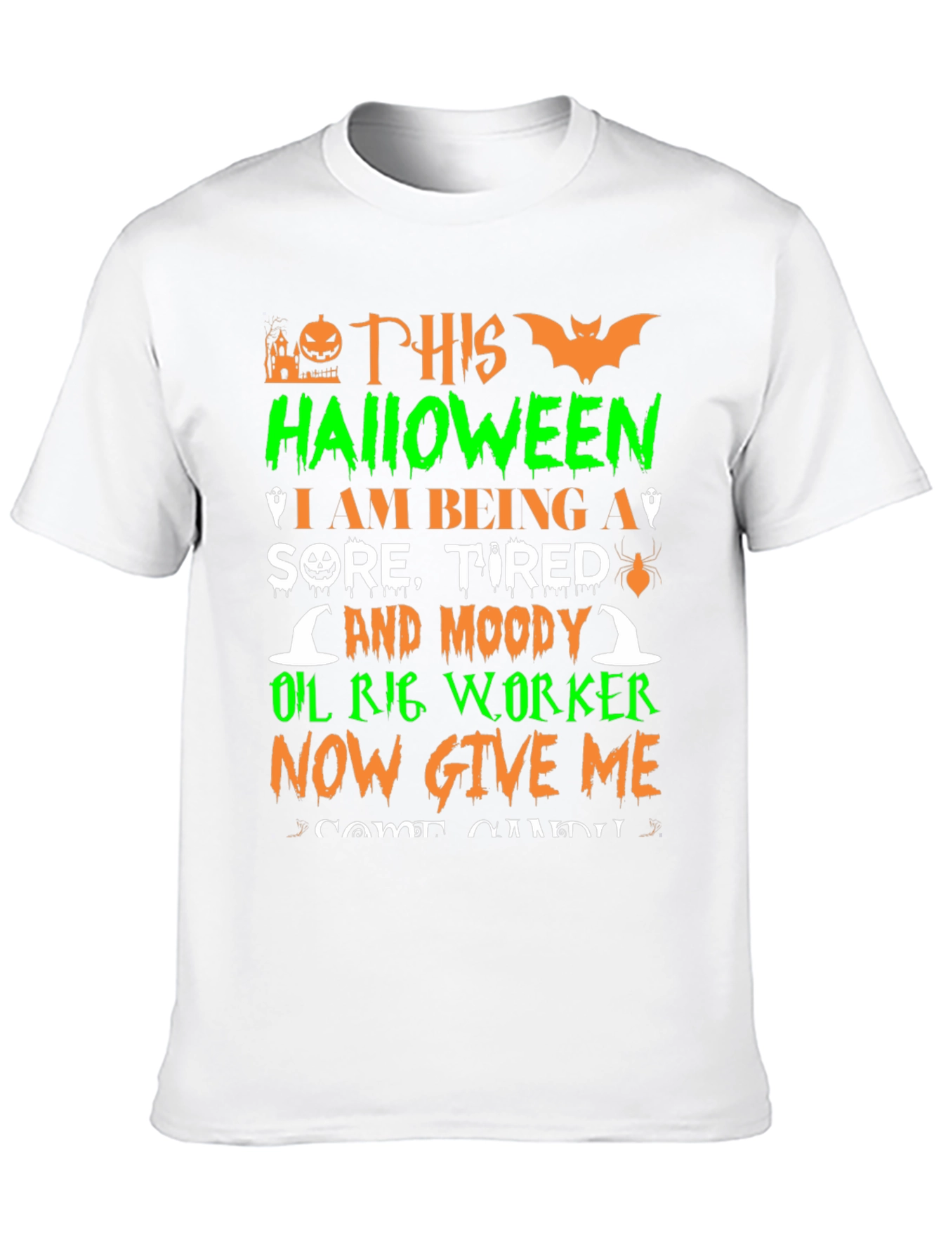 Halloween Oil Rig Worker T-Shirt