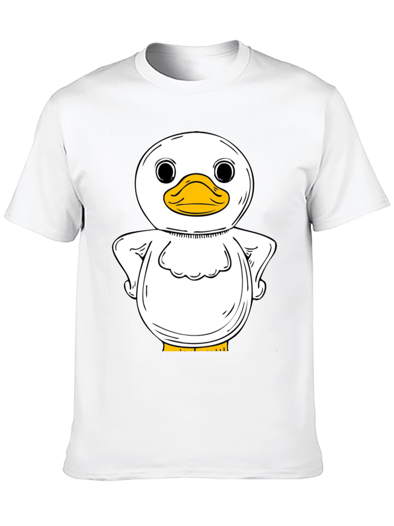 Duck Graphic T-Shirt - Quirky Black Tee