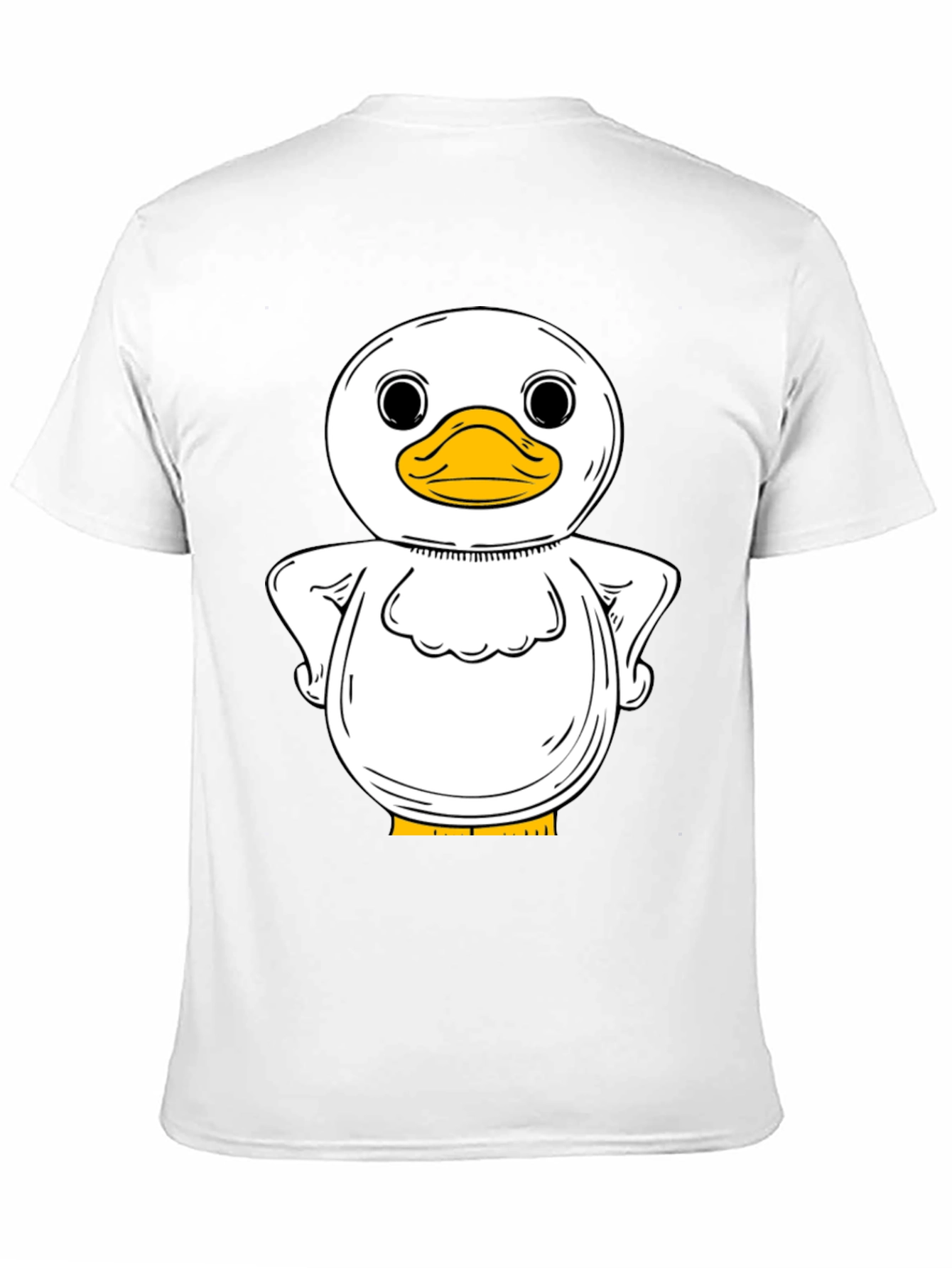 Duck Graphic T-Shirt - Quirky Black Tee