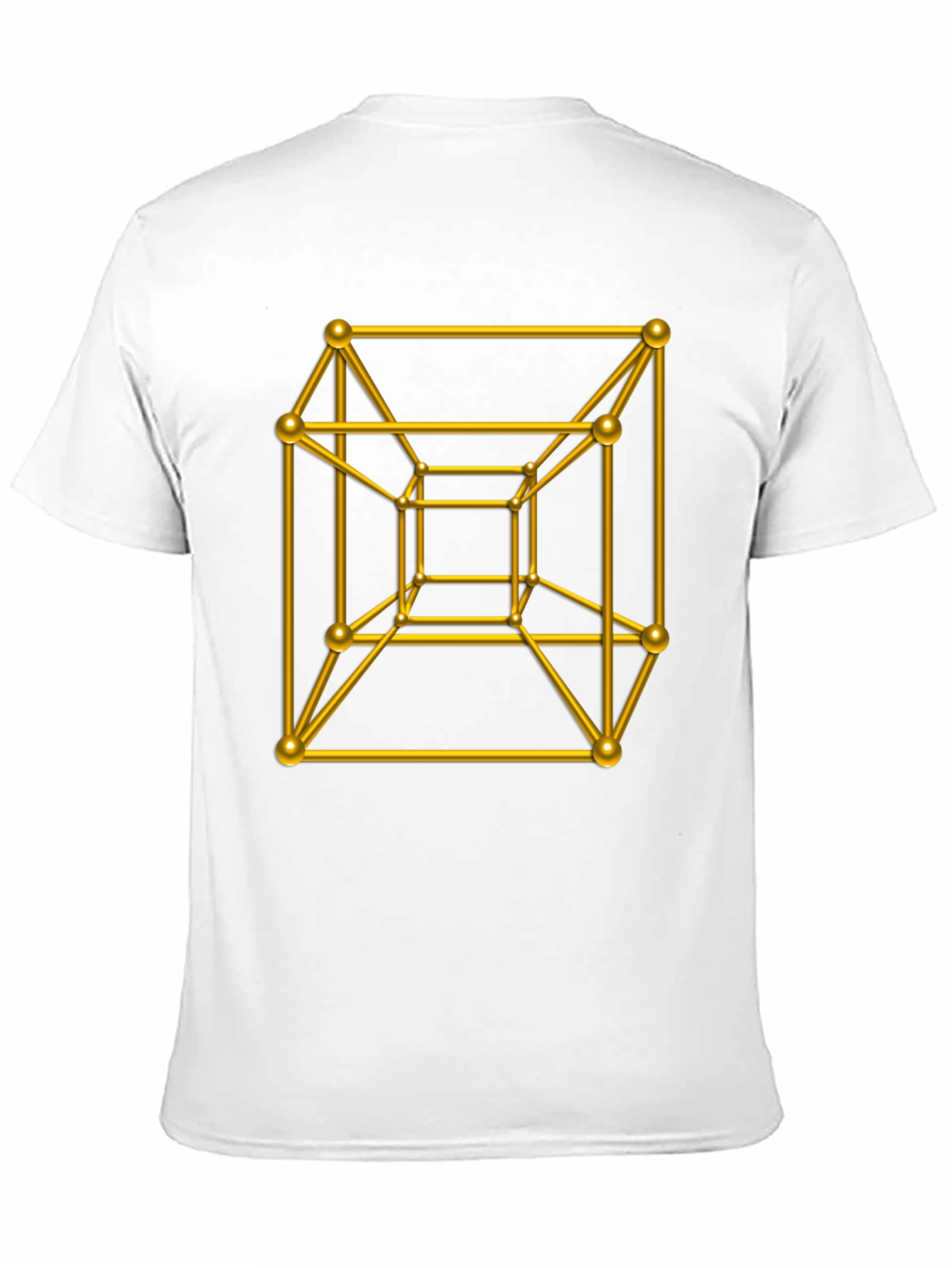 Geometric Cube T-Shirt - Black Graphic Tee