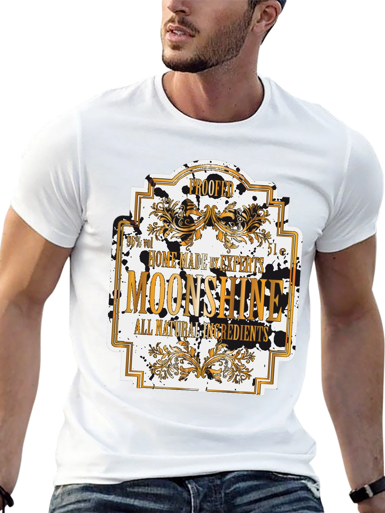 Moonshine Graphic T-Shirt - Premium Quality Tee