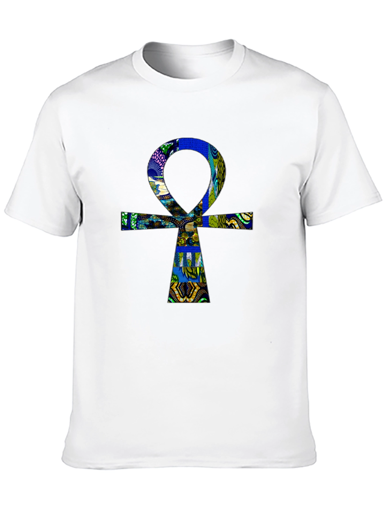 Ankh T-Shirt - Black Cotton Graphic Tee