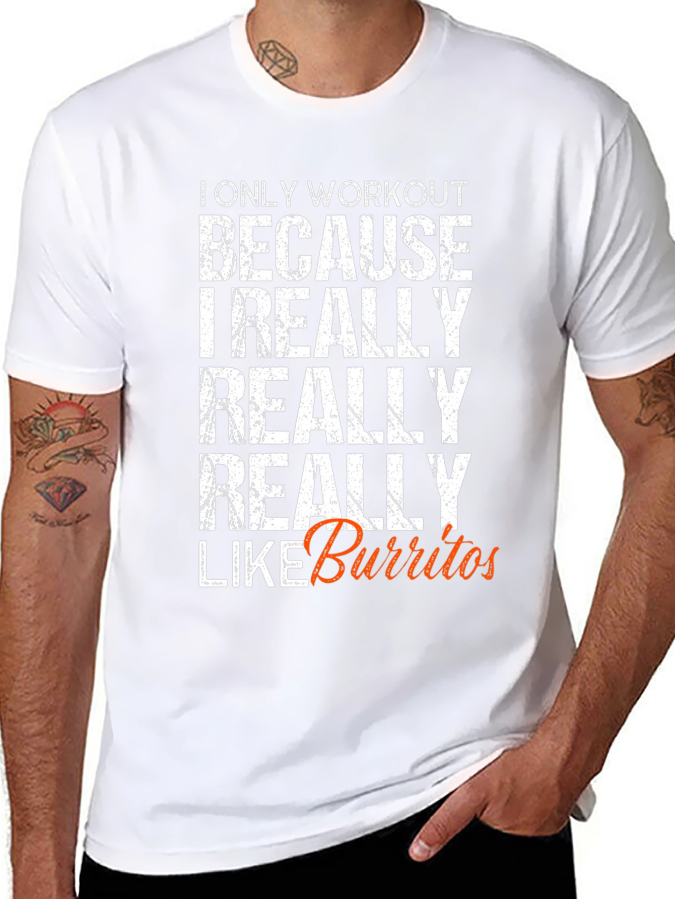 Workout for Burritos Funny T-Shirt