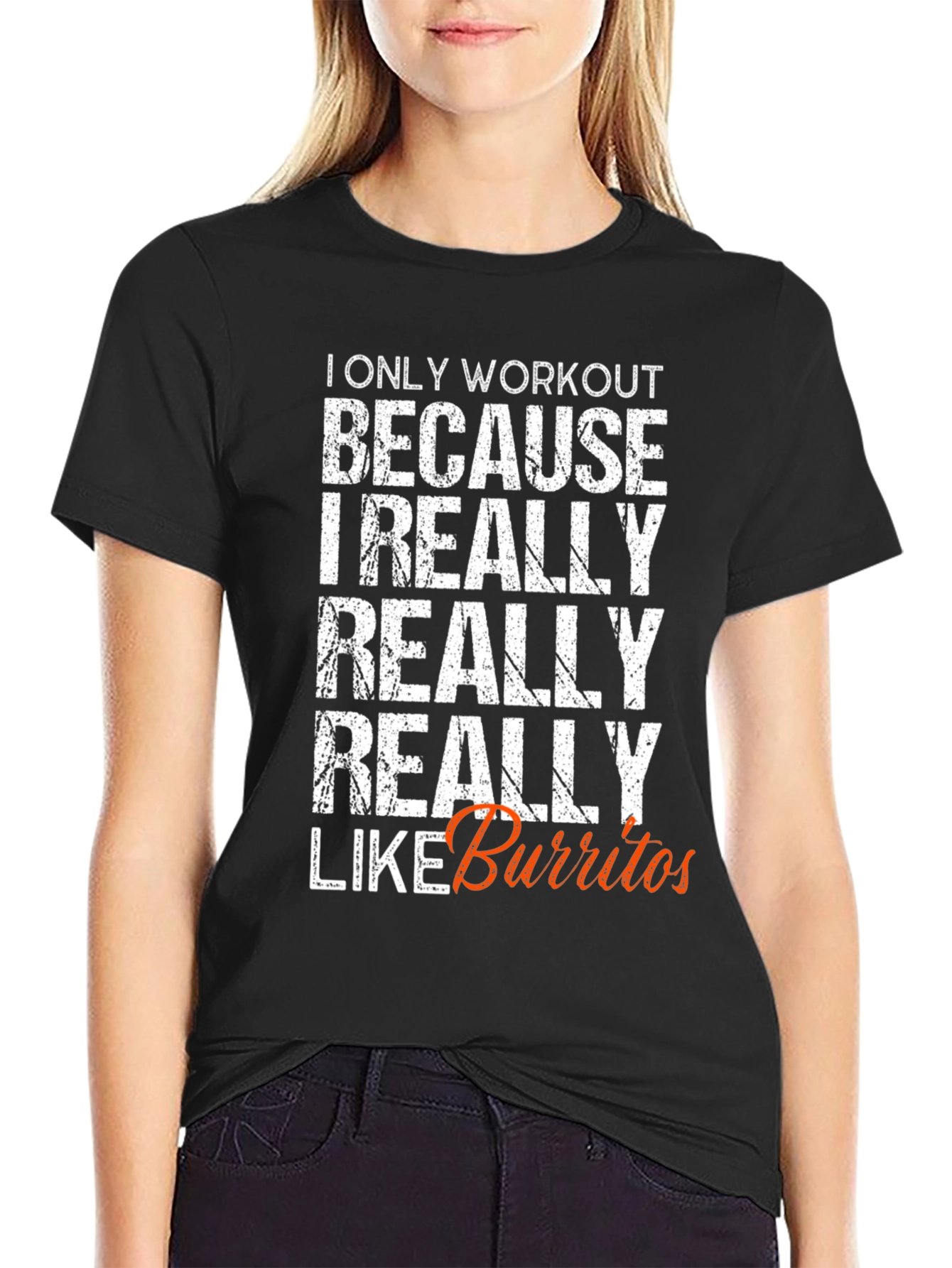 Workout for Burritos Funny T-Shirt