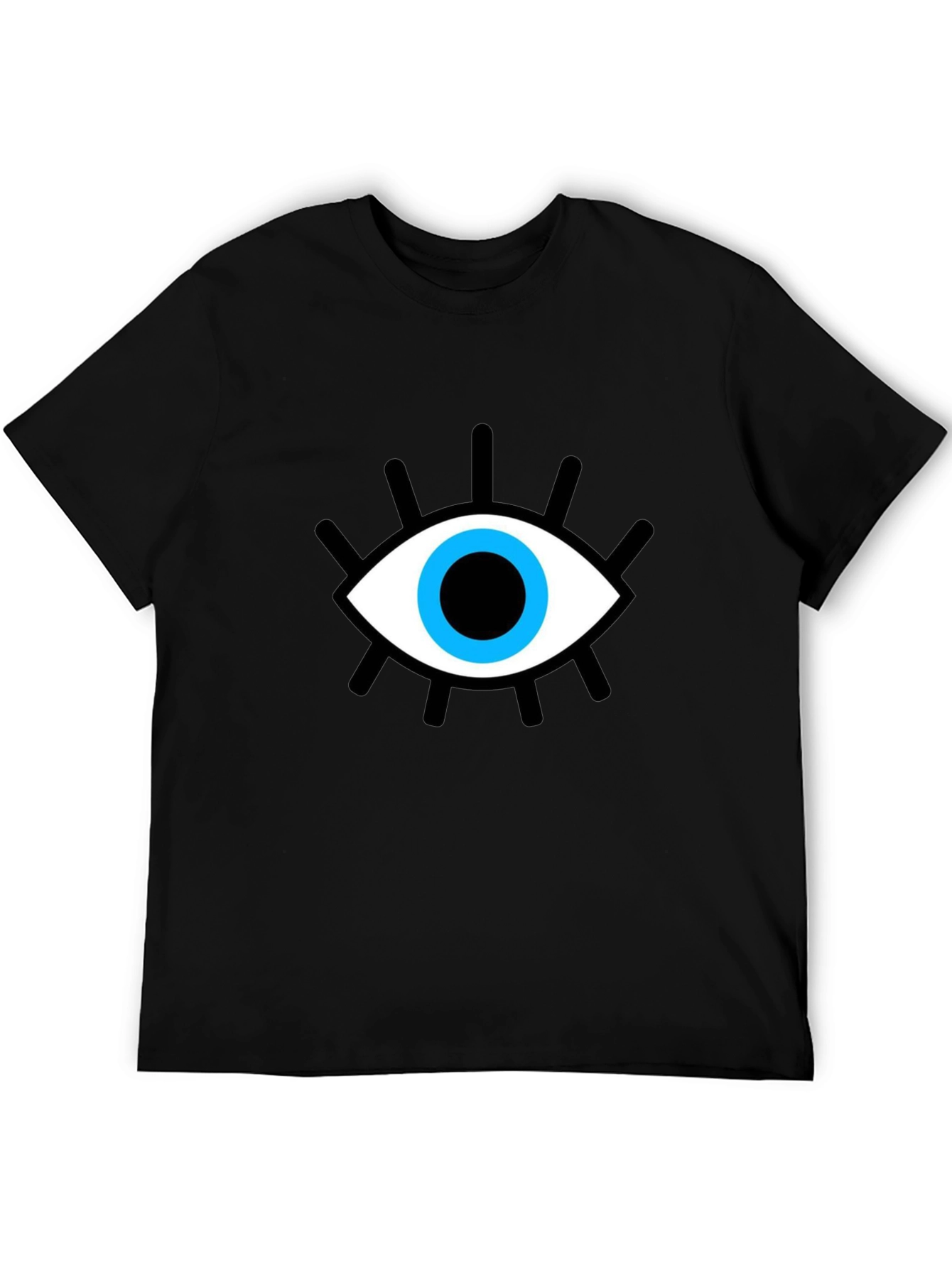 Evil Eye Graphic Black T-Shirt
