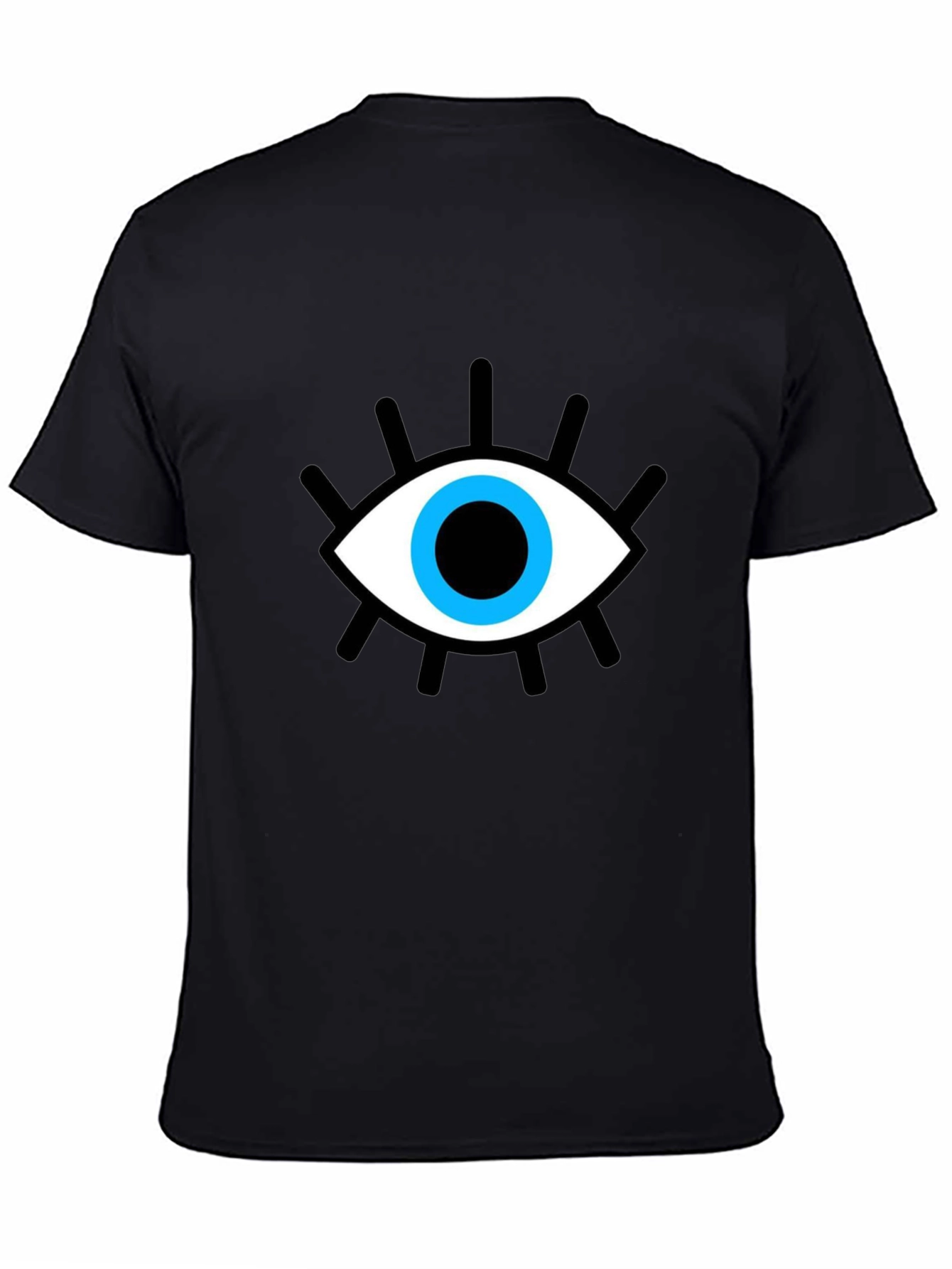 Evil Eye Graphic Black T-Shirt