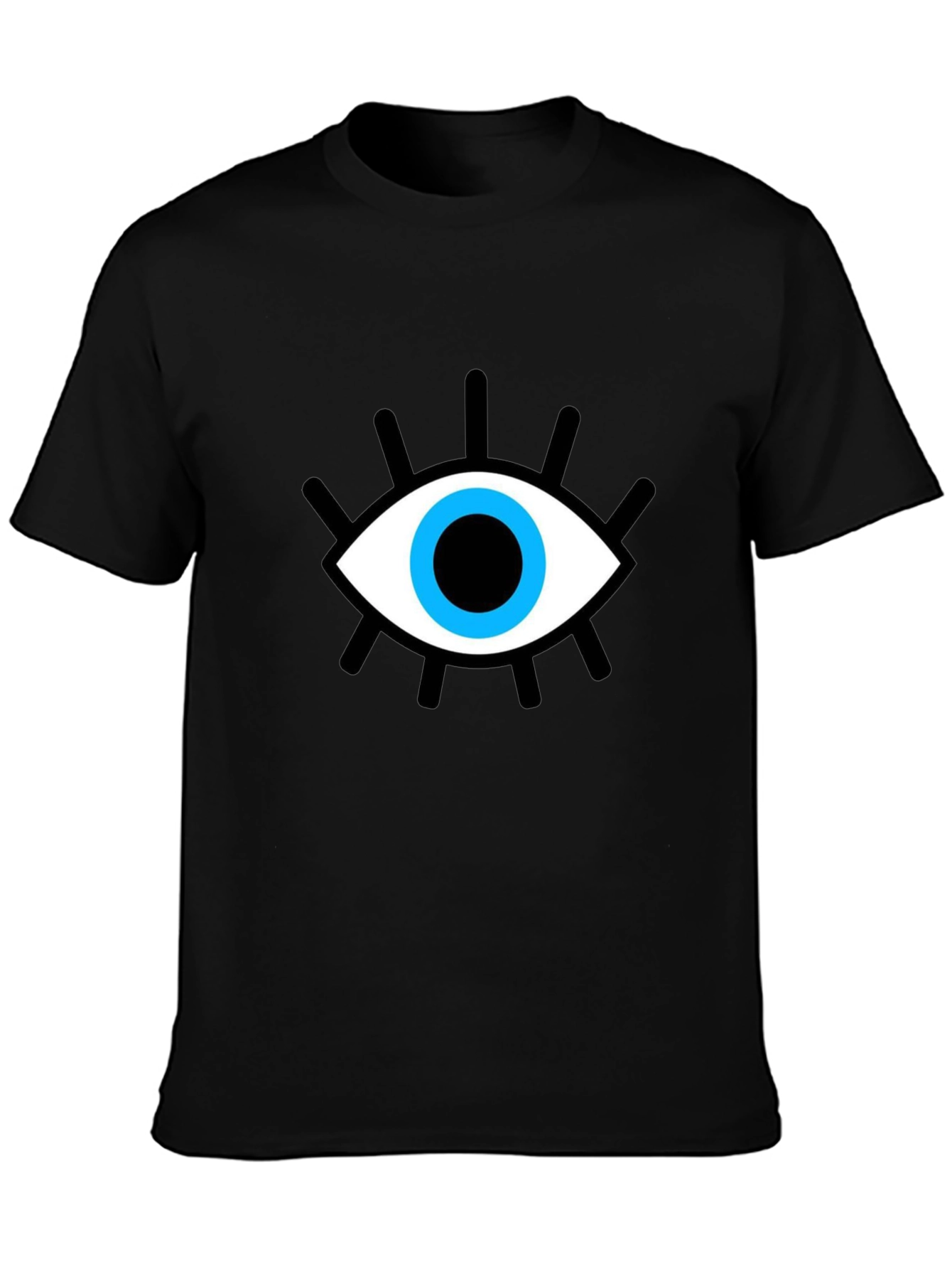 Evil Eye Graphic Black T-Shirt