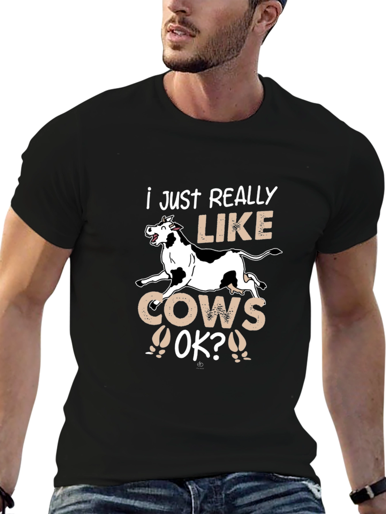 I Just Really Like Cows OK? Graphic Tee