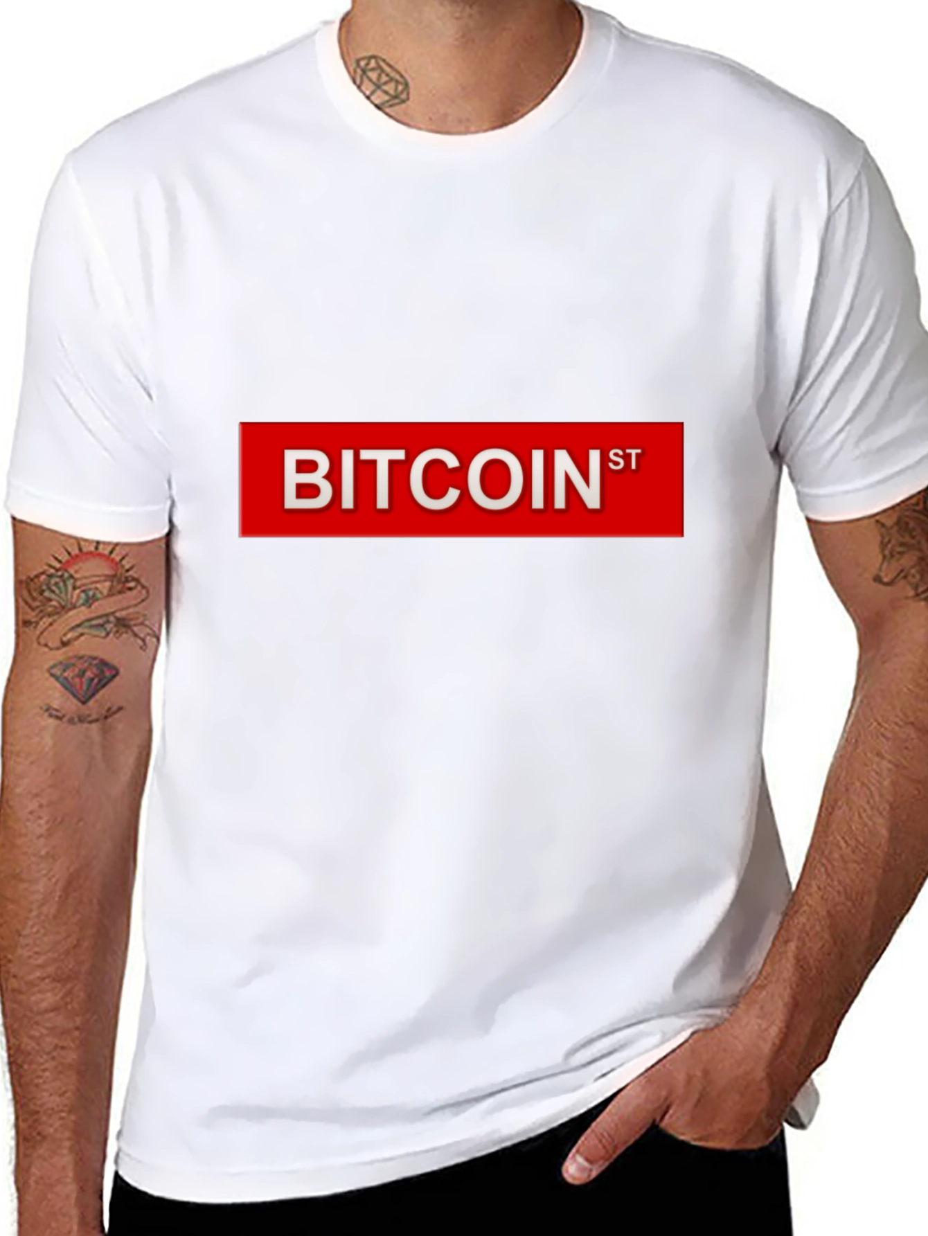 Bitcoin Street T-Shirt - Crypto Fan Apparel