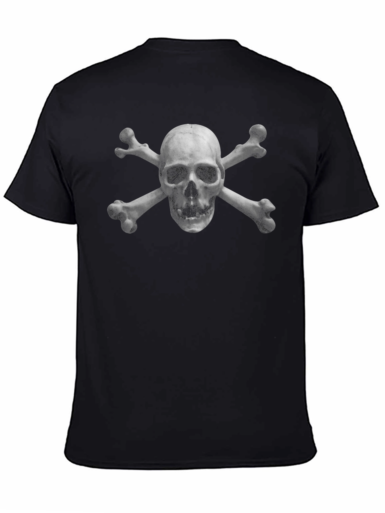 Skull & Crossbones Graphic Tee - Black