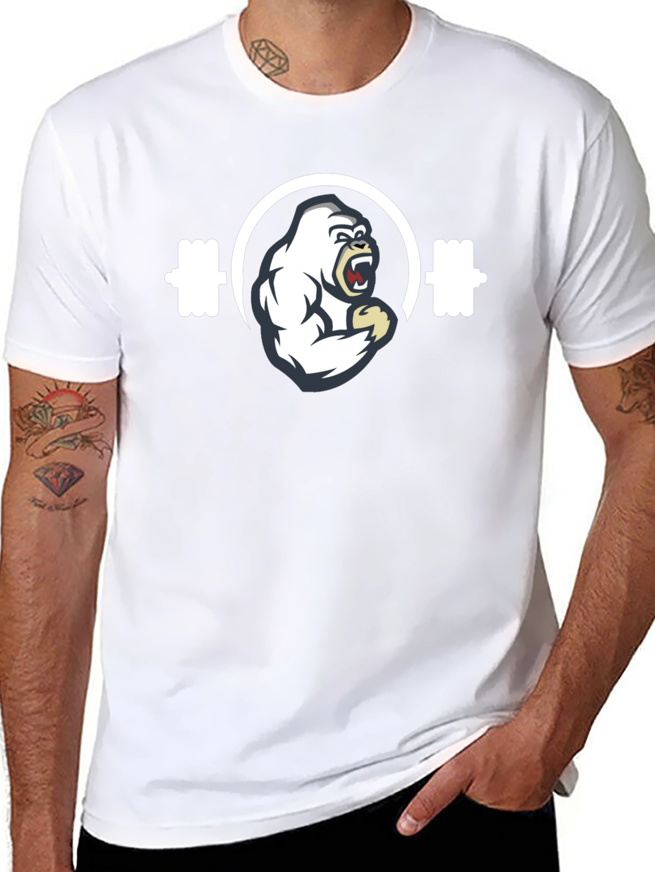 Gym Gorilla Black T-Shirt