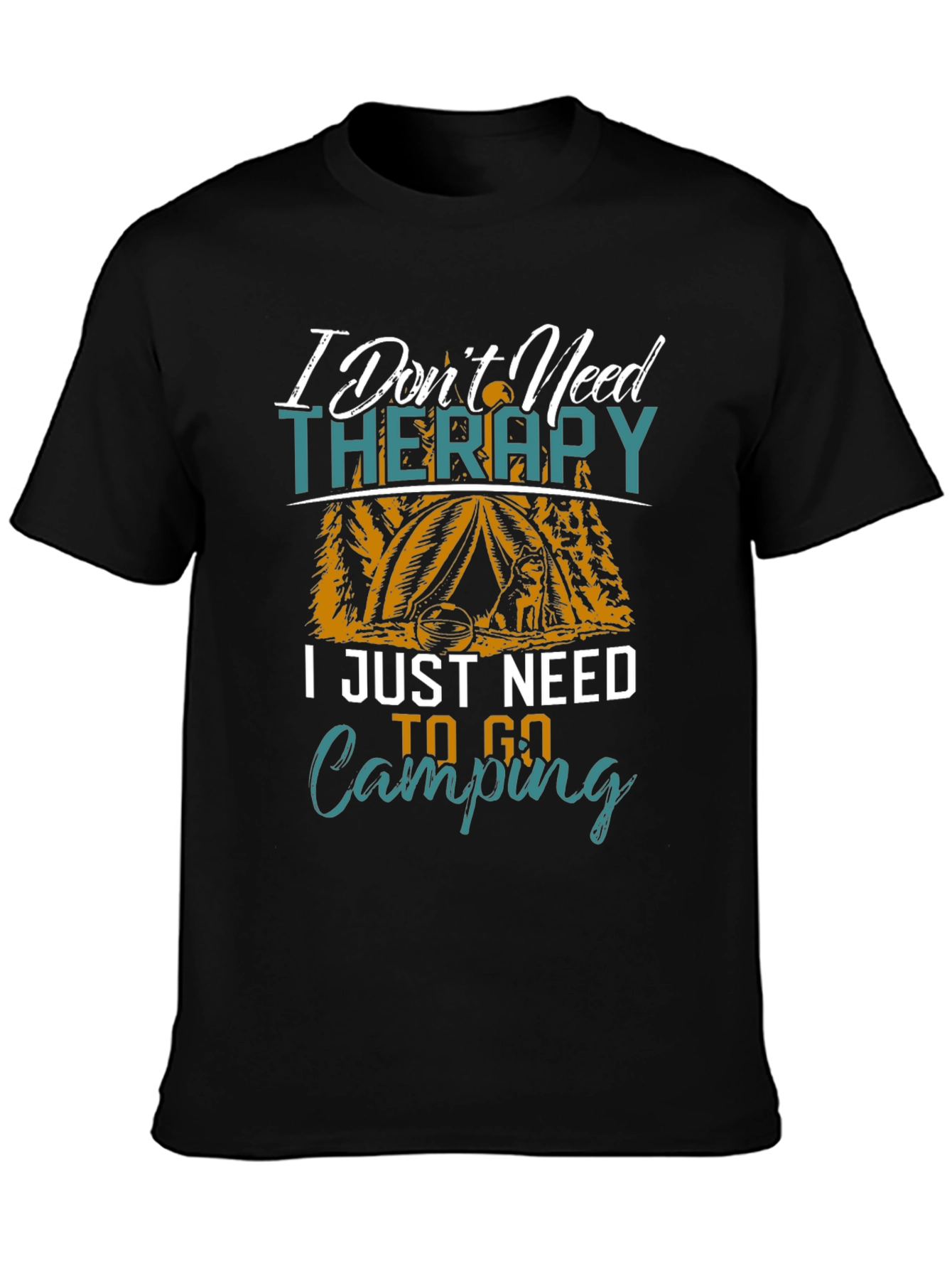 Camping Therapy Graphic Tee