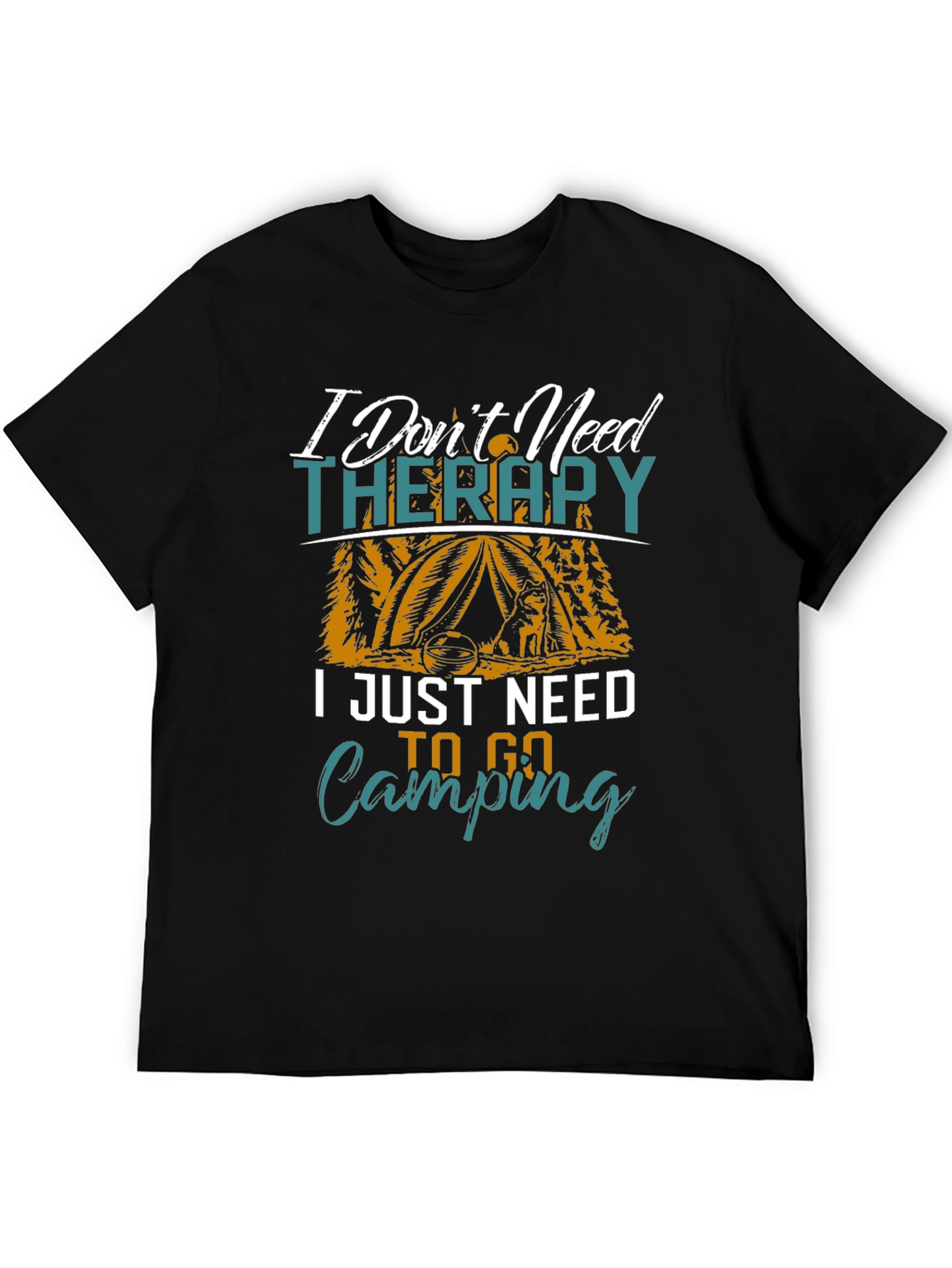 Camping Therapy Graphic Tee