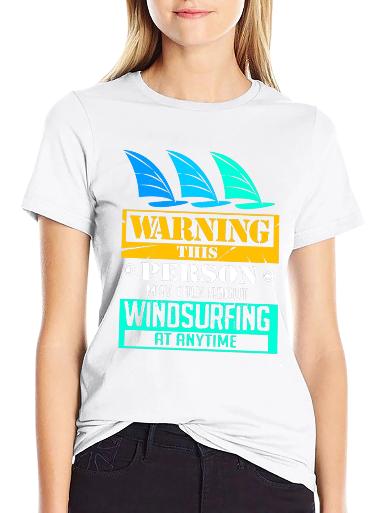 Warning Windsurfing T-Shirt