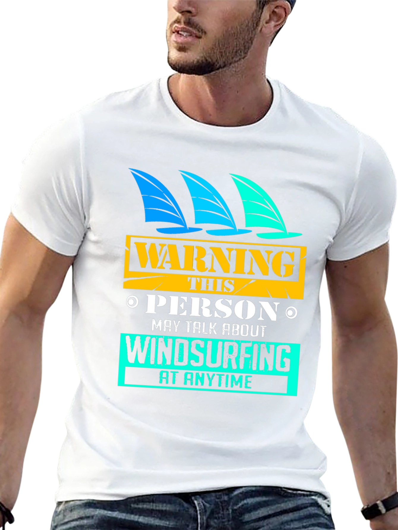 Warning Windsurfing T-Shirt