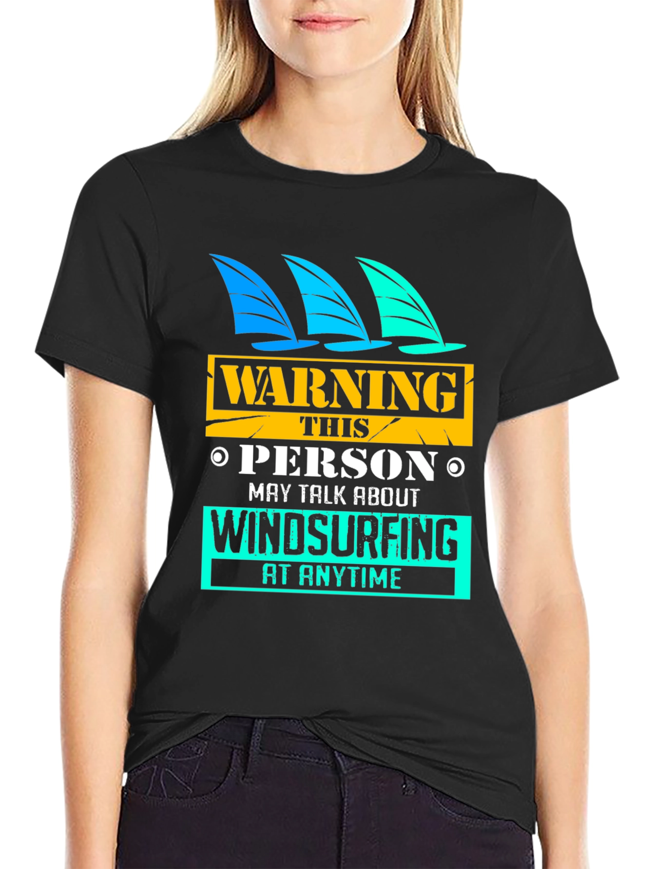 Warning Windsurfing T-Shirt