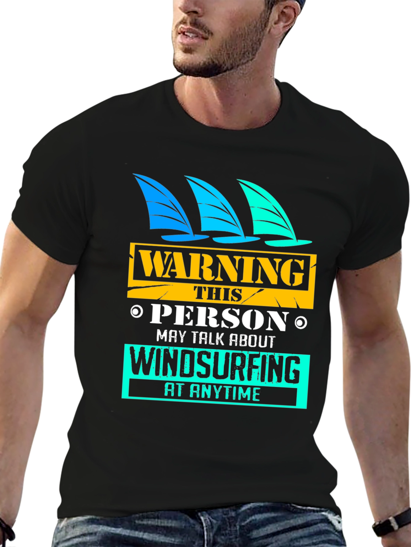 Warning Windsurfing T-Shirt