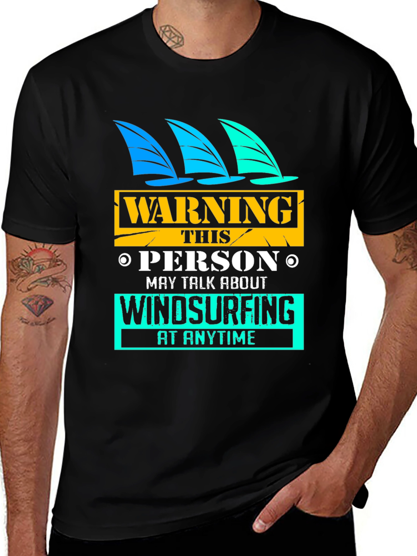 Warning Windsurfing T-Shirt