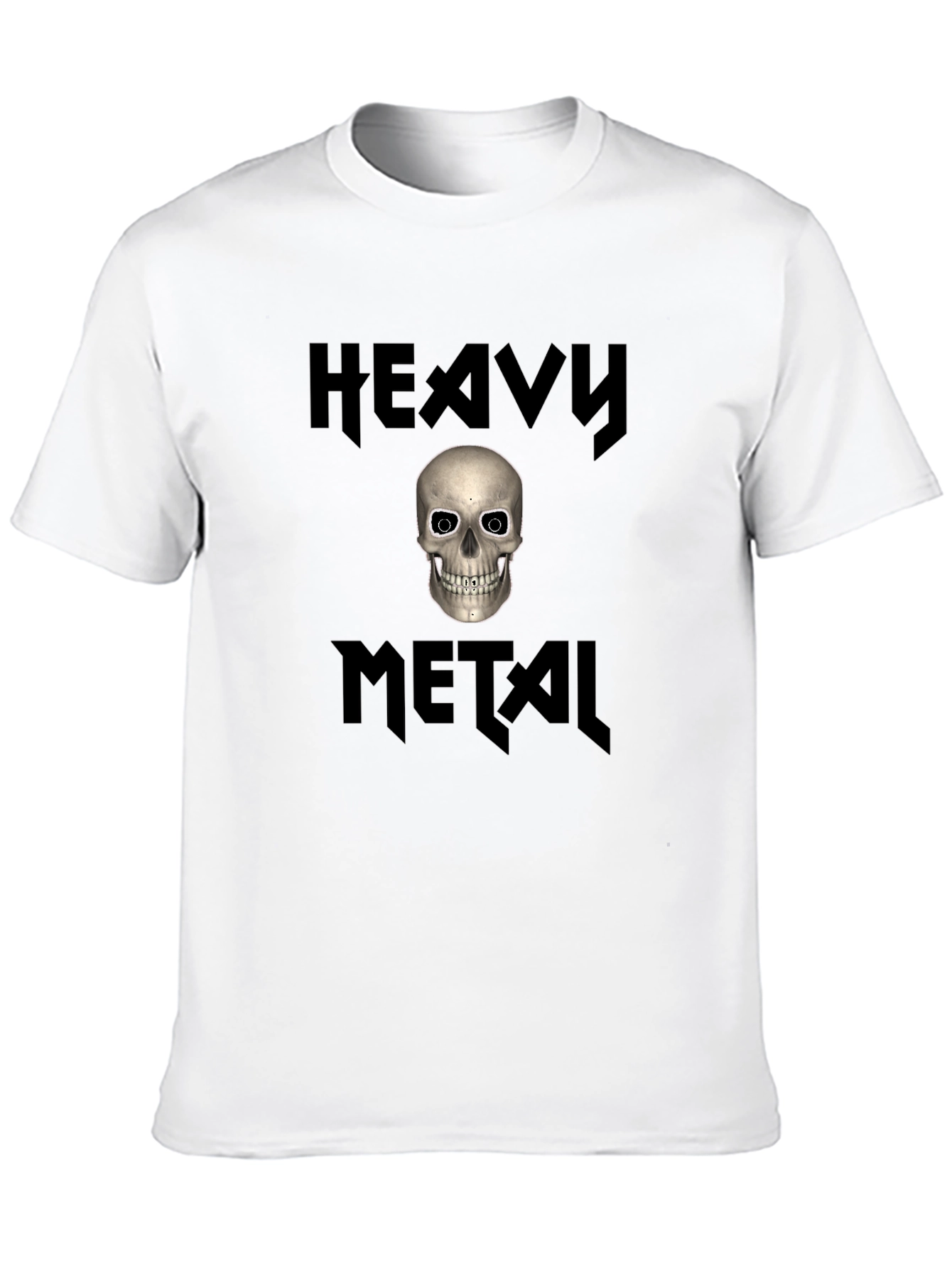 Heavy Metal Skull T-Shirt - Rock Music Tee