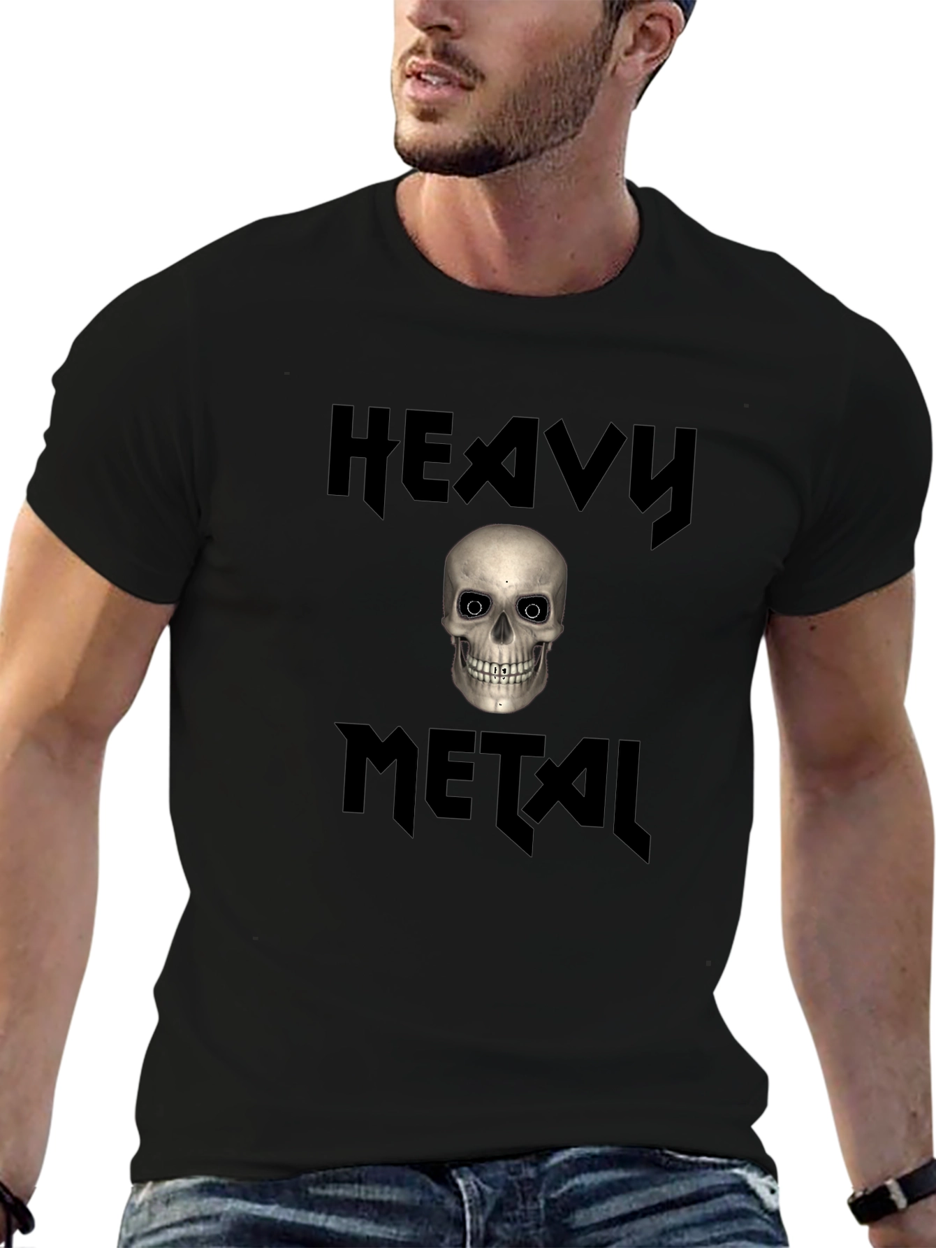 Heavy Metal Skull T-Shirt - Rock Music Tee