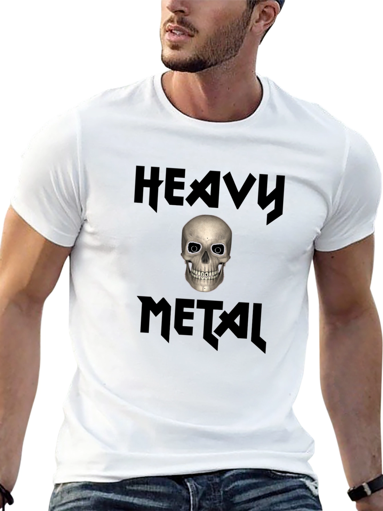 Heavy Metal Skull T-Shirt - Rock Music Tee