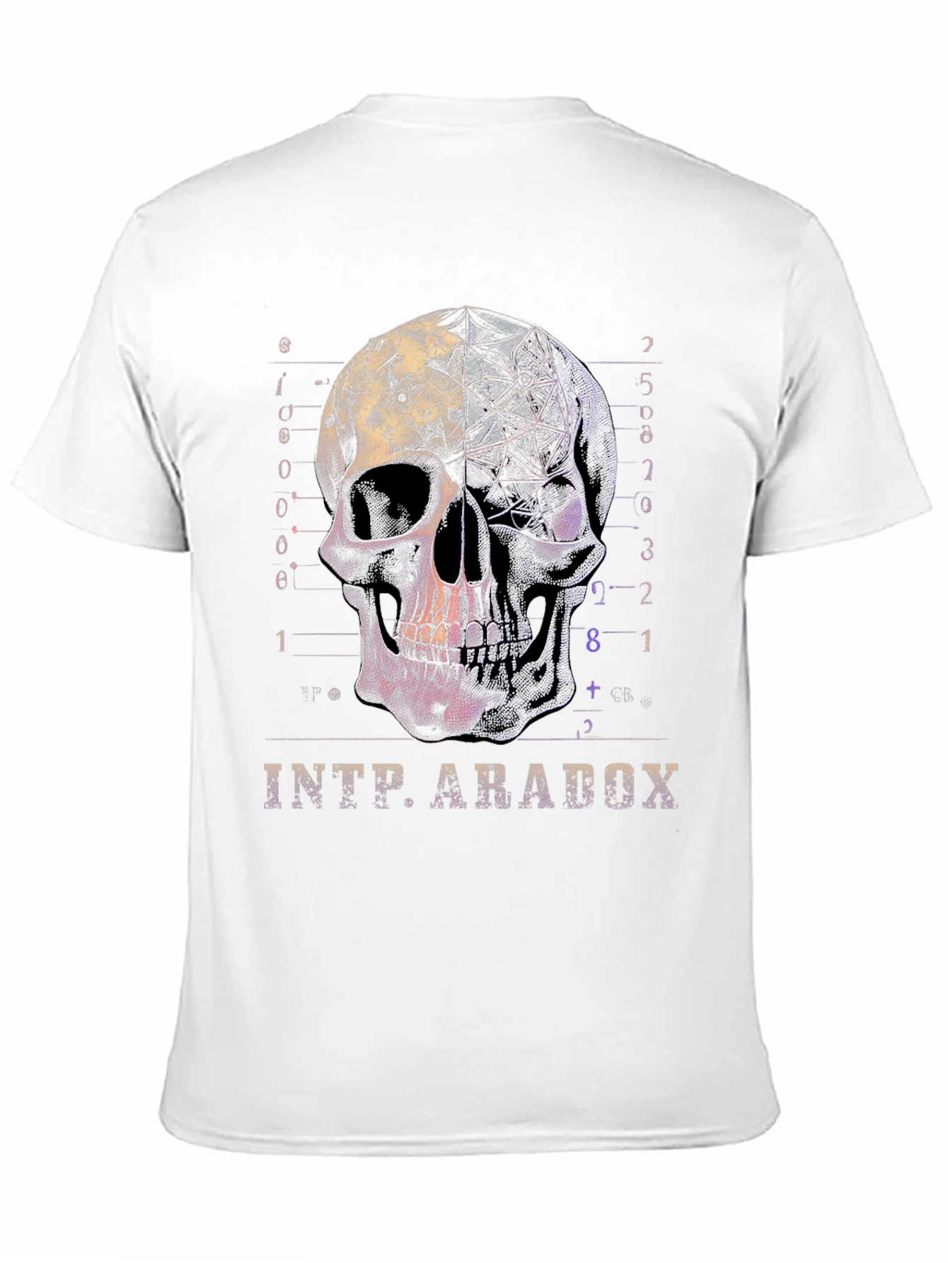 Skull Graphic Tee - INTP Paradox T-Shirt
