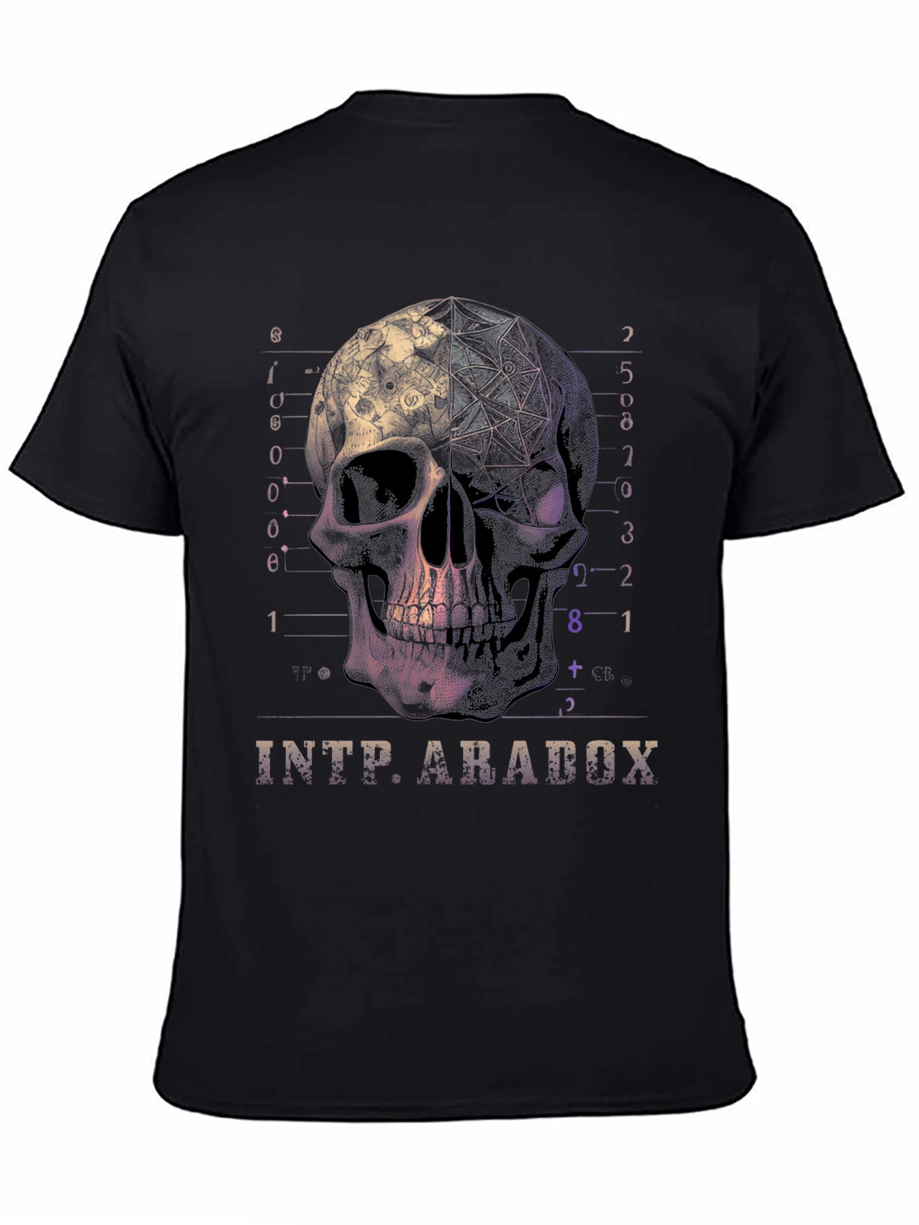 Skull Graphic Tee - INTP Paradox T-Shirt