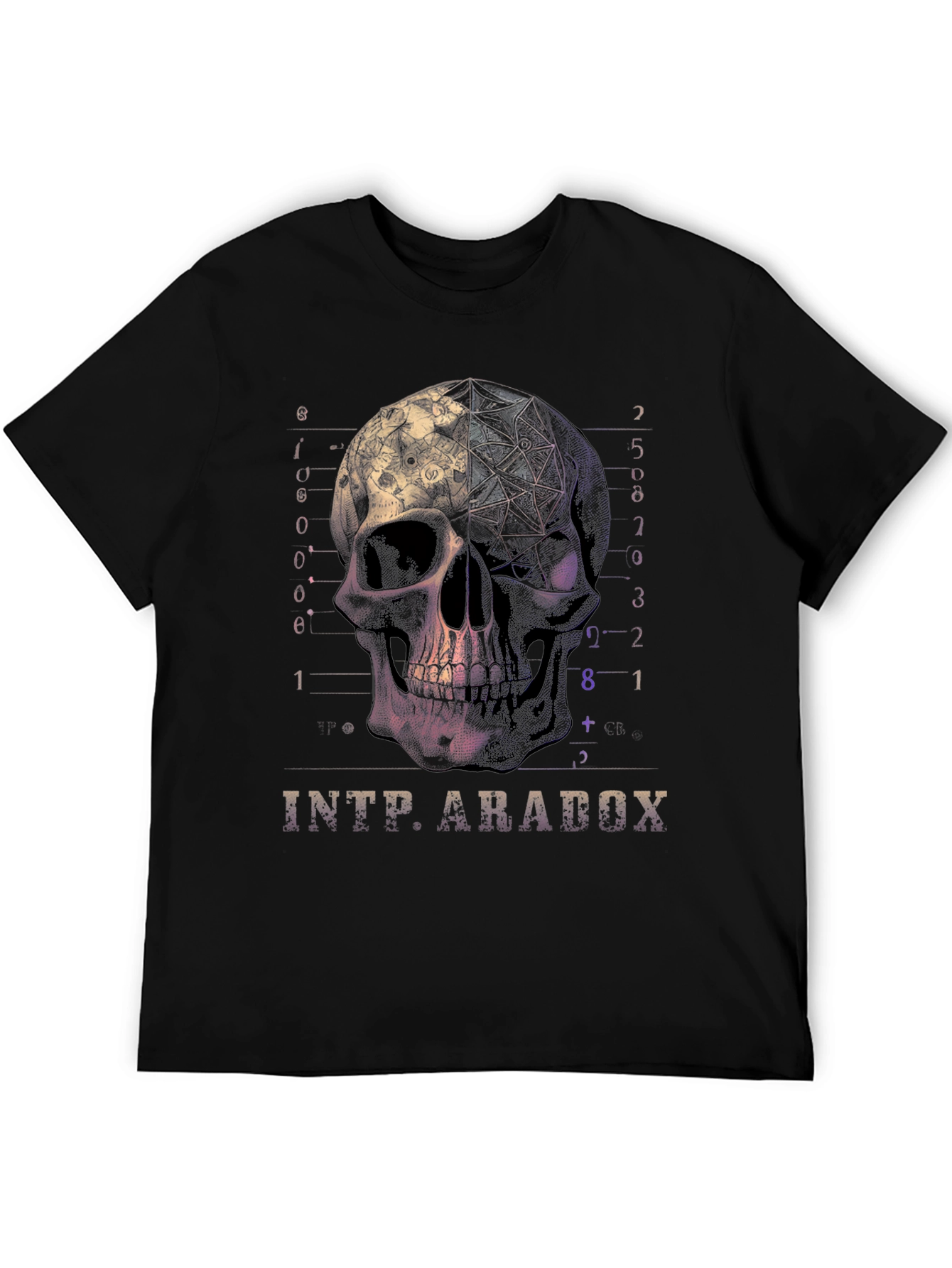 Skull Graphic Tee - INTP Paradox T-Shirt
