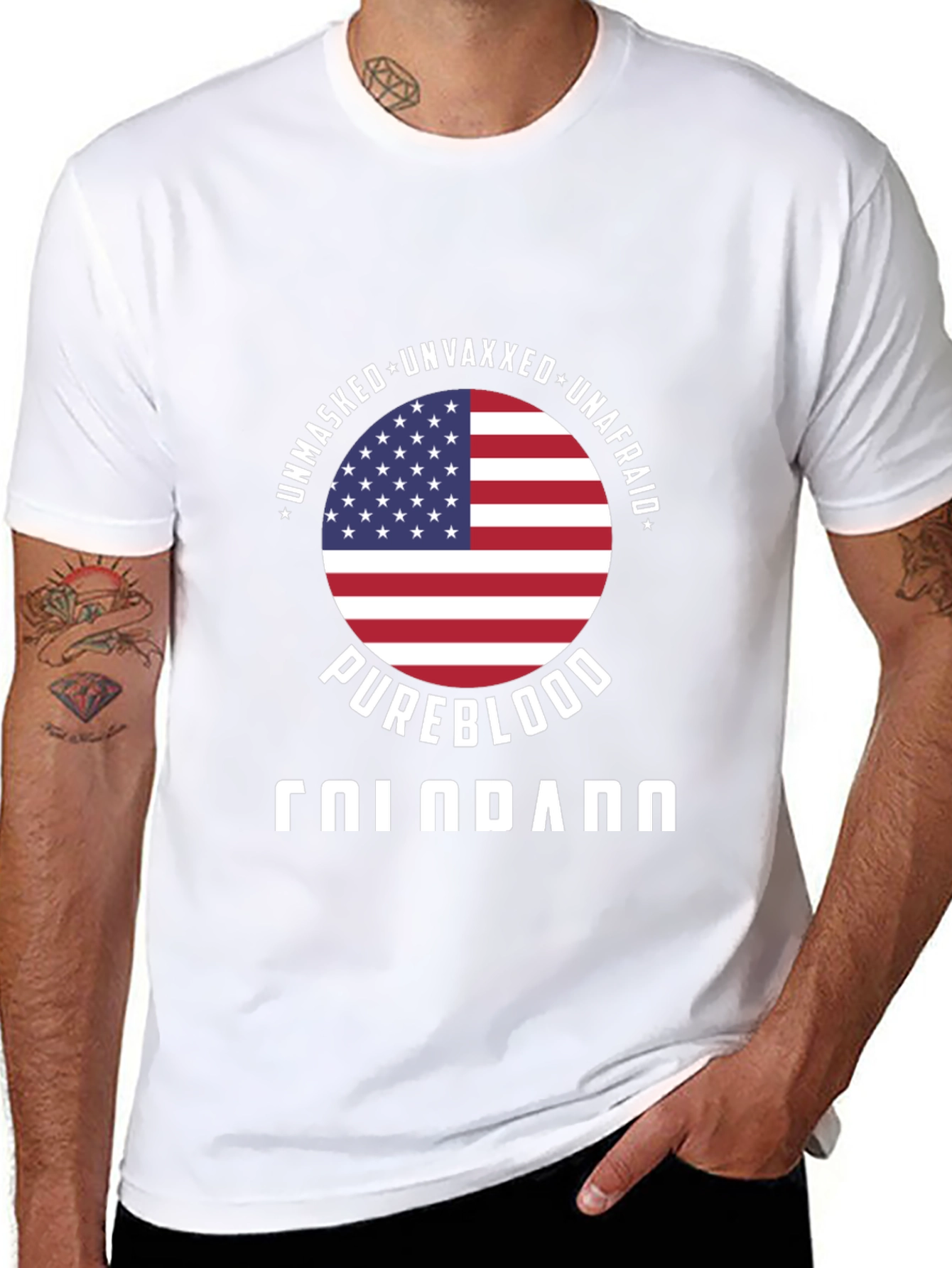 Unmasked Unvaxxed Pureblood T-Shirt