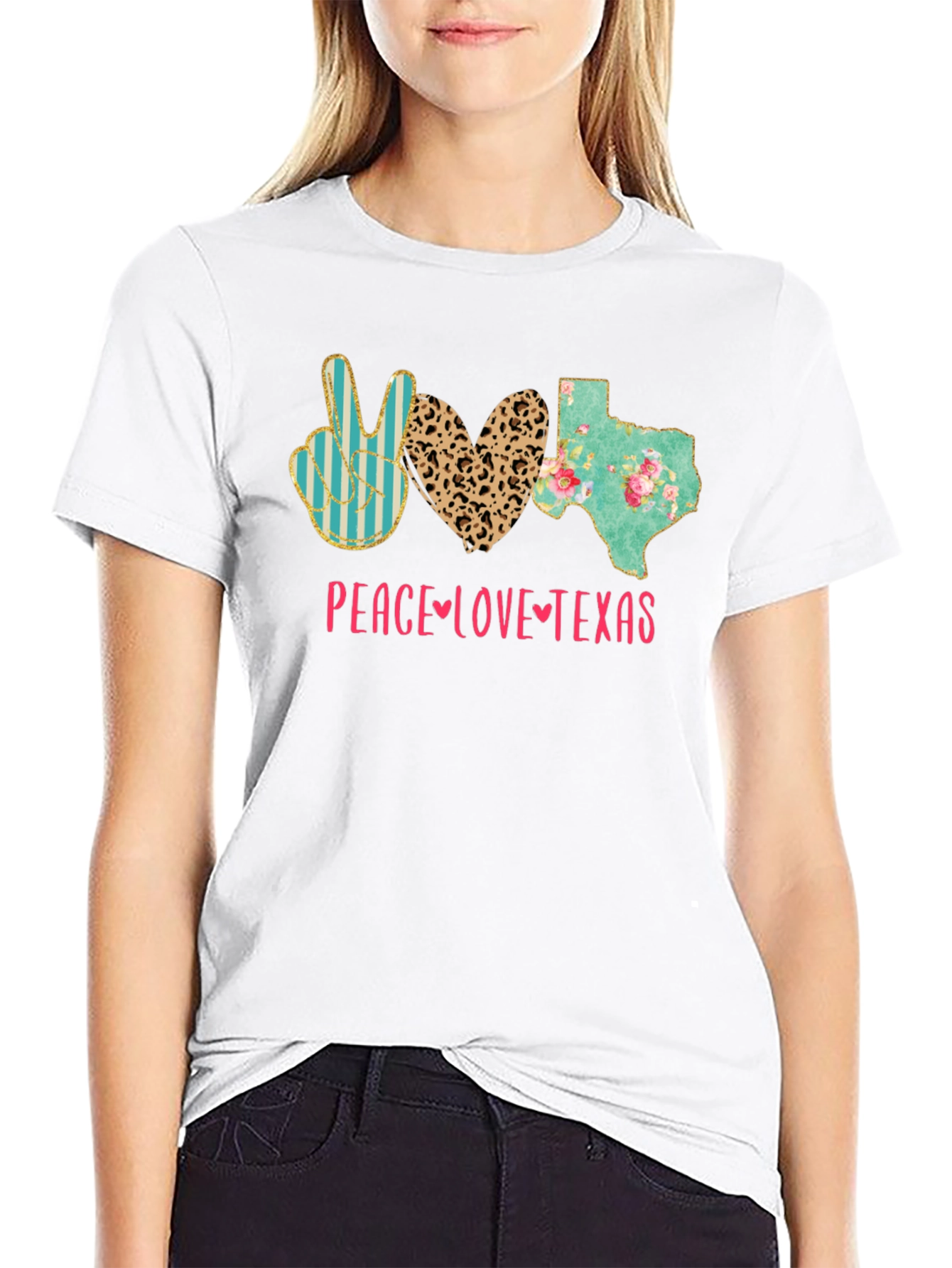 Peace Love Texas Graphic Tee
