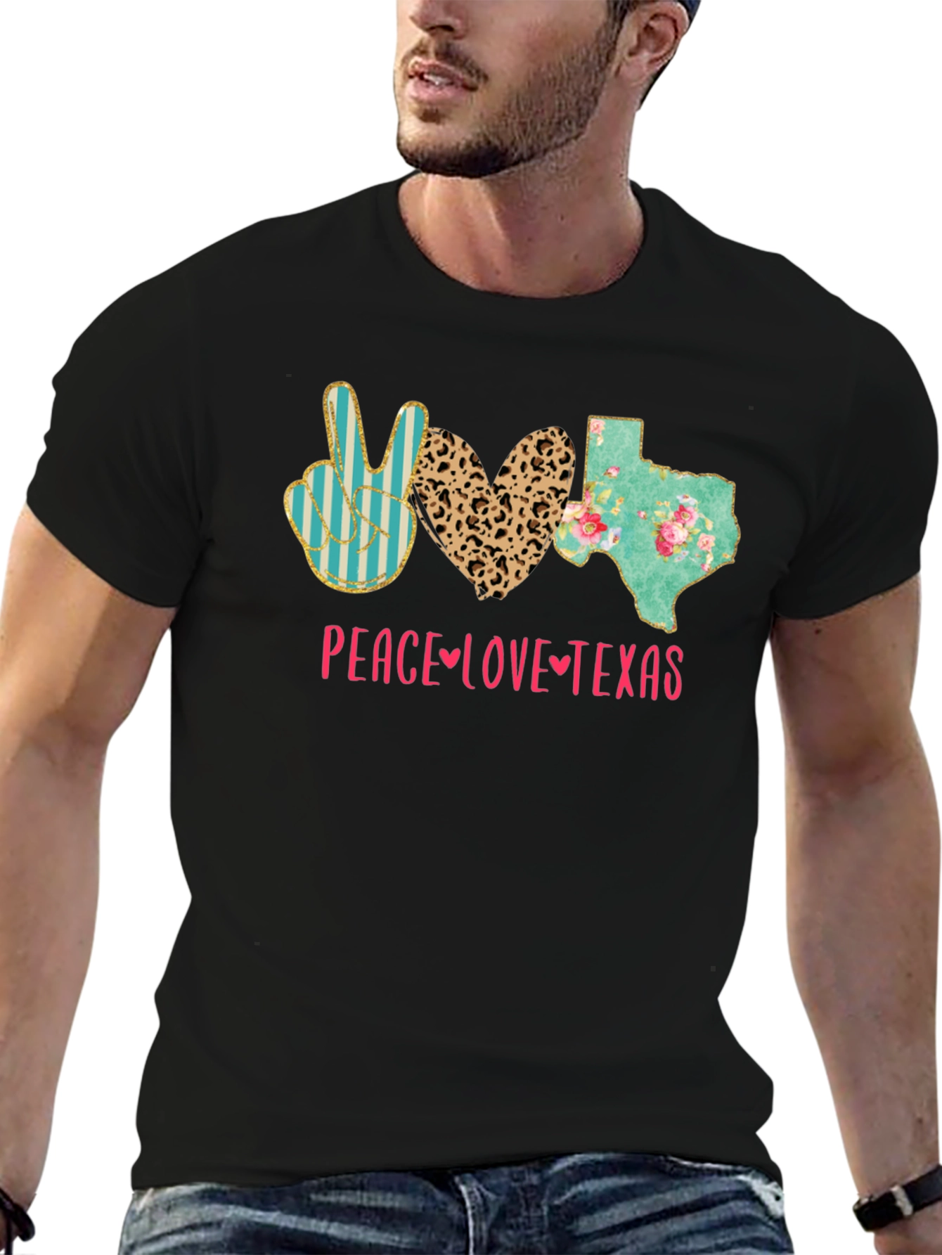 Peace Love Texas Graphic Tee