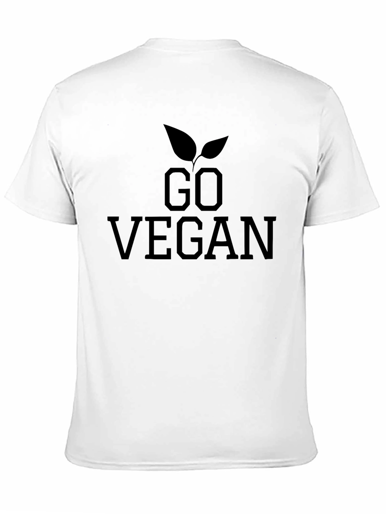 Go Vegan Graphic Tee - Black