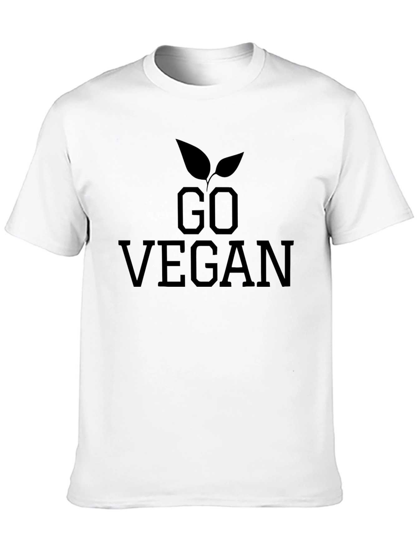 Go Vegan Graphic Tee - Black