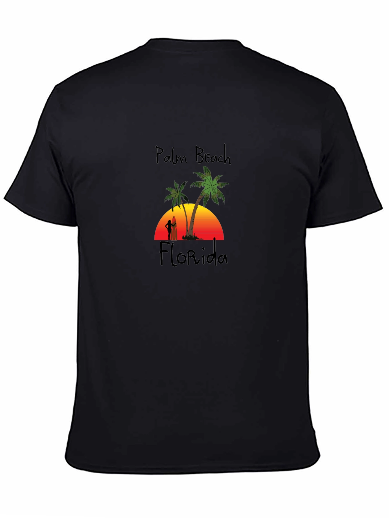 Palm Beach Florida T-Shirt - Sunset Beach Design