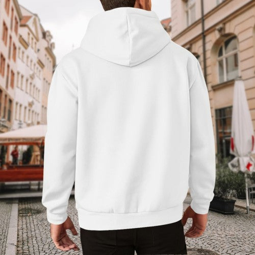 Surely Not Everybody Was Kung Fu Fighting" Graphic Hoodie - Unisex Retro Casual Pullover (Black & White)