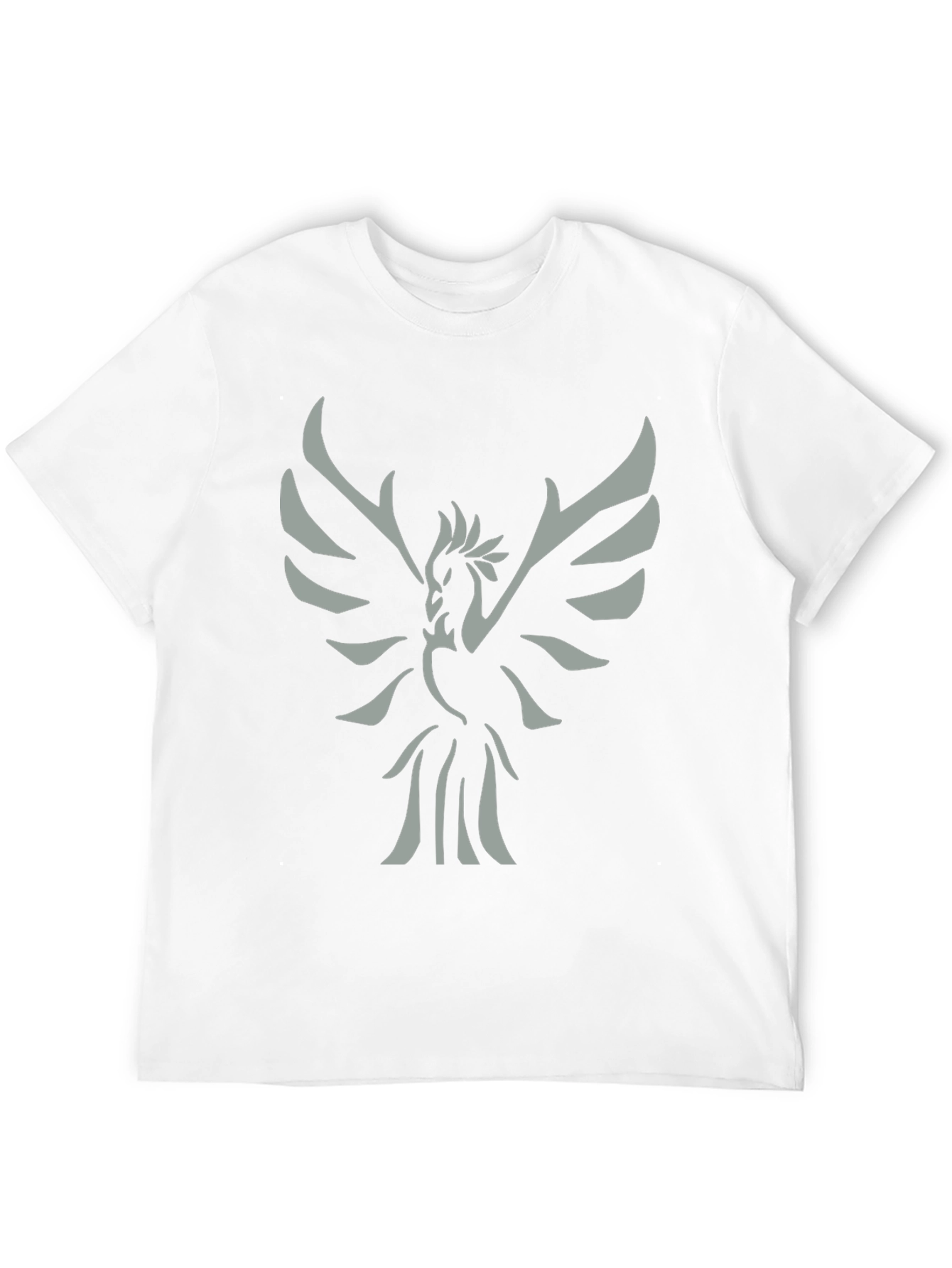 Phoenix Graphic Tee - Mens Black Cotton T-Shirt