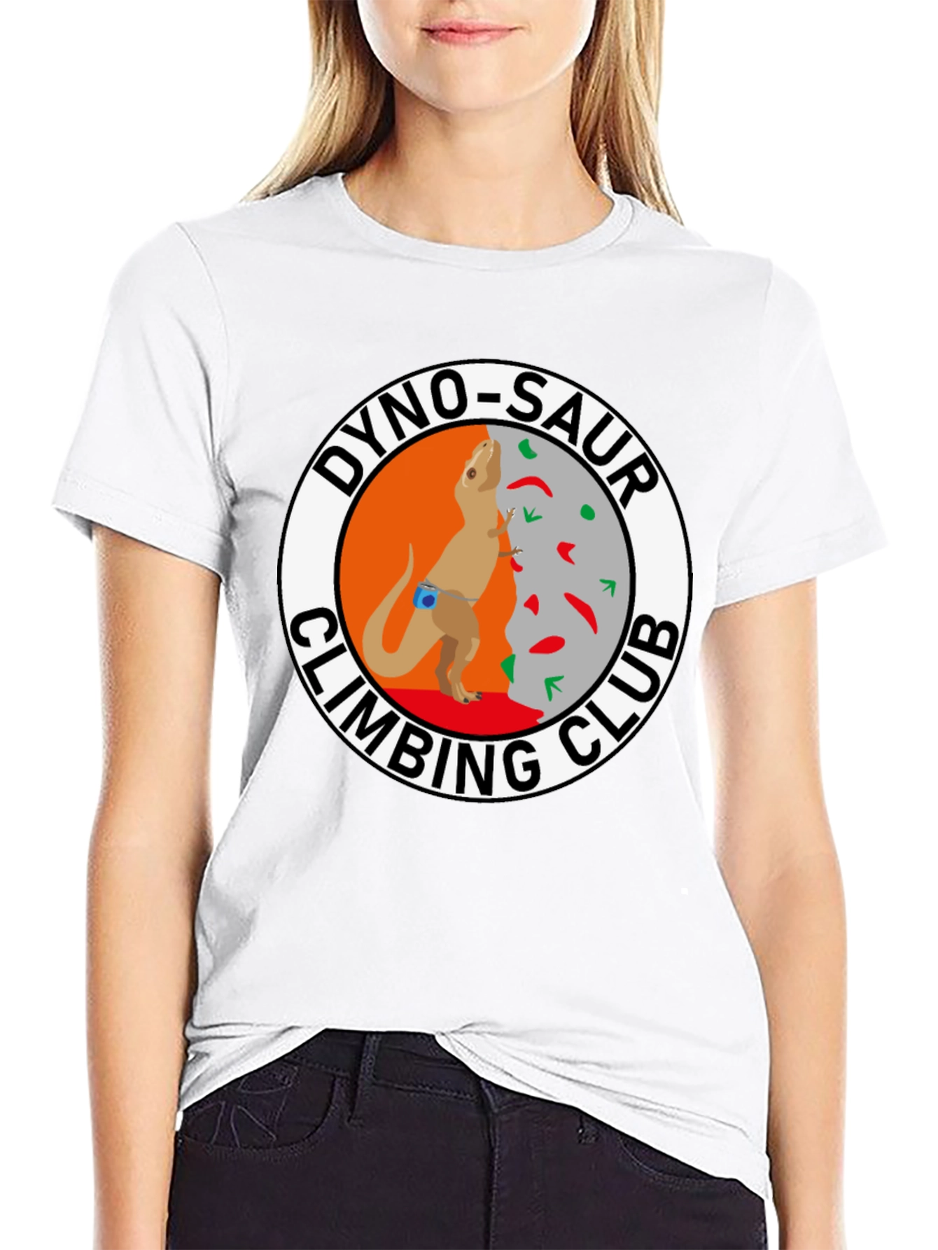 Dino-Saur Climbing Club Black T-Shirt