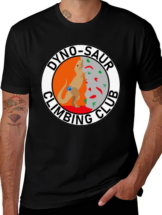 Dino-Saur Climbing Club Black T-Shirt