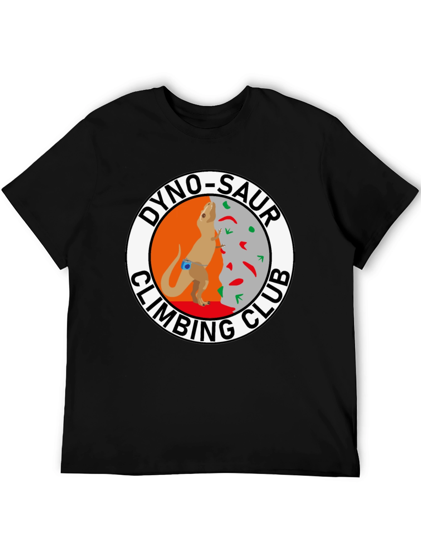 Dino-Saur Climbing Club Black T-Shirt