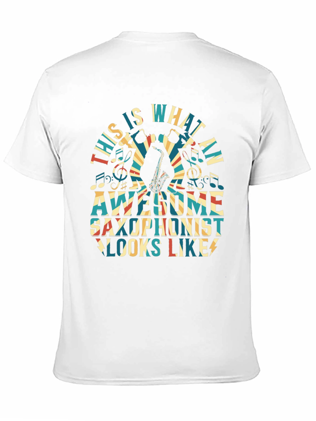 Awesome Saxophonist Graphic T-Shirt - Music Lover Tee